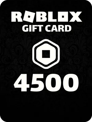 4500 Robux Gift Card
